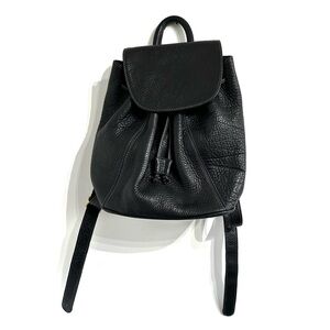 Vintage Coach 90s Sonoma Collection Black Leather Backpack pebbled